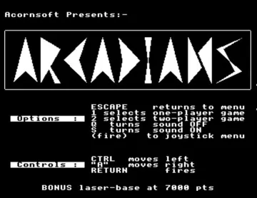 Arcadians (198x)(Acornsoft) screen shot title